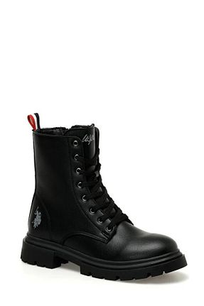 بوت / نیم بوت مشکی زنانه پاشنه تخت U.S. Polo Assn. - کد 772160824