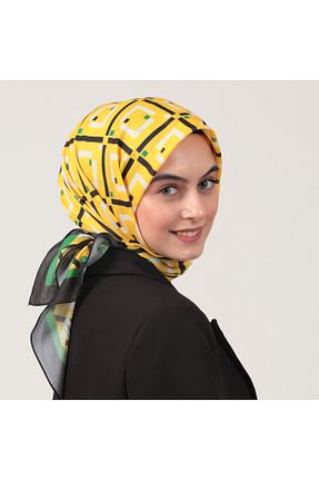 روسری زرد پنبه ای ipekistanbul - کد 797123606