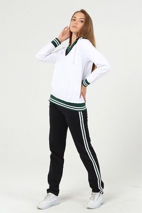 ست کرمکن اسپرت سفید زنانه پنبه ای WND SPORT - کد 797226708
