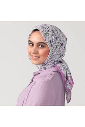 روسری بنفش پنبه ای ipekistanbul - کد 797123400