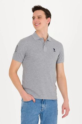 پولوشرت طوسی مردانه %100 پنبه U.S. Polo Assn. - کد 797165812