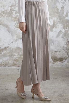 دامن حجاب طلائی زنانه کمر کش دار InStyle - کد 797257099