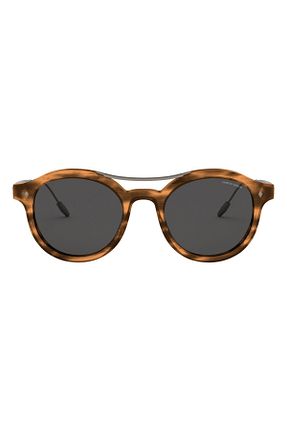 عینک آفتابی مشکی مردانه UV400 Giorgio Armani - کد 797835952