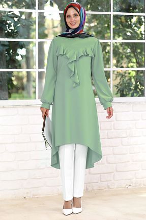 تونیک حجاب سبز زنانه بافتنی Esra Shop - کد 797342818