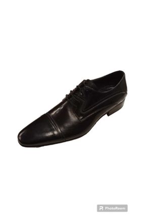 کفش کلاسیک طلائی مردانه چرم طبیعی پاشنه کوتاه ( 4 - 1 cm ) کد 797416909