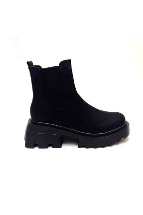 بوت مشکی زنانه چرم مصنوعی پاشنه ضخیم پاشنه متوسط ( 5 - 9 cm ) Gore-Tex کد 773884594