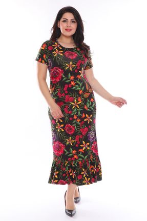 لباس مشکی زنانه پلی اورتان سایز بزرگ بافت کد 39748017