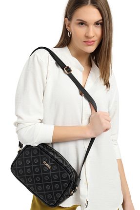 کیف دوشی مشکی زنانه چرم مصنوعی Fossil - کد 797545519