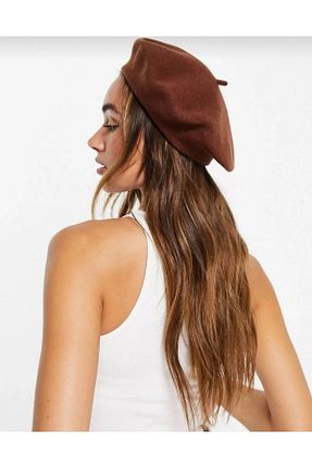 کلاه پشمی قهوه ای زنانه پشمی Wearflawless - کد 797706180
