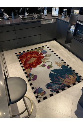 فرش رنگی قابل شستشو Rugs Modern Halı - کد 797916283
