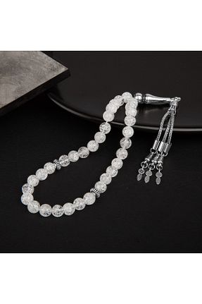 تسبیح بژ سنگ طبیعی Haremi - کد 797919880