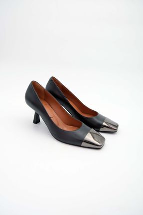 کفش پاشنه بلند کلاسیک مشکی زنانه پاشنه نازک پاشنه متوسط ( 5 - 9 cm ) کد 797922730