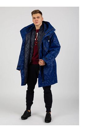 پالتو پشمی اسپرت سرمه ای مردانه Tommy Hilfiger - کد 792393360
