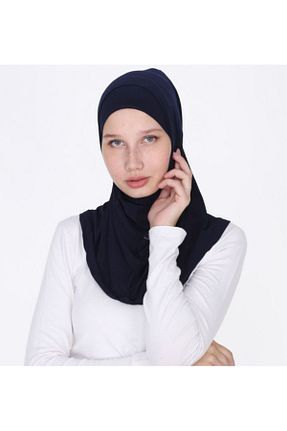 روسری سرمه ای 90 x 90 Mercan Hijab - کد 798158610