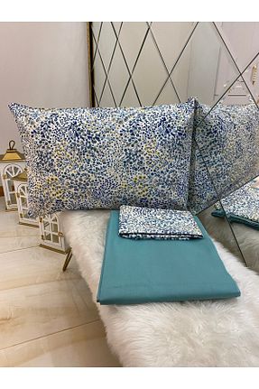 ست ملحفه تکنفره سبز پنبه ای Özcan Ev Tekstil - کد 458429565