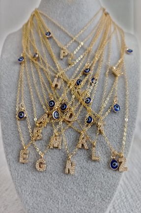 گردنبند جواهر طلائی زنانه کد 798169569