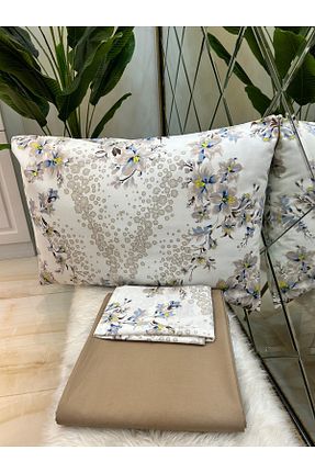 ست ملحفه تکنفره قهوه ای پنبه ای Özcan Ev Tekstil - کد 644263879