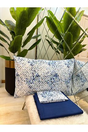 ست ملحفه دونفره سرمه ای Lastiksiz Özcan Ev Tekstil - کد 715962837