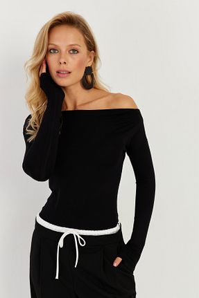 بلوز مشکی زنانه ساده Cool & Sexy - کد 797920789