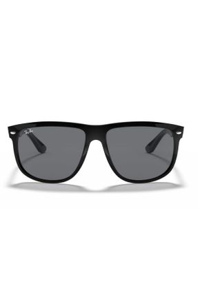 عینک آفتابی سفید مردانه 56 UV400 آستات مات مستطیل کد 770255254