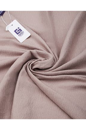 شال قهوه ای زنانه پنبه پلی استر Scarf - کد 797370983