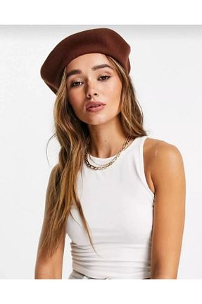 کلاه پشمی قهوه ای زنانه پشمی Wearflawless - کد 797706180