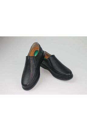 کفش کلاسیک مشکی مردانه چرم طبیعی پاشنه کوتاه ( 4 - 1 cm ) پاشنه نازک کد 781506750