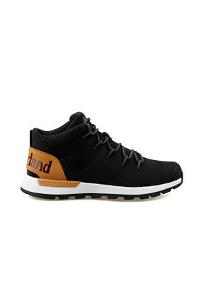 بوت / نیم بوت مشکی زنانه چرم خالص Timberland - کد 797960903