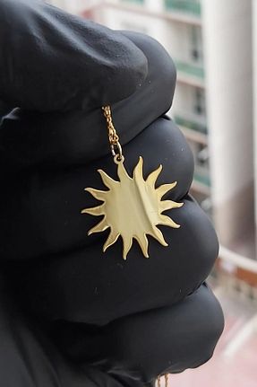 گردنبند نقره طلائی زنانه 925 عیار ESFA TAKI - کد 797988020