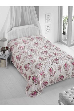 پتو تکنفره صورتی پلی استر Sarar - کد 86909860