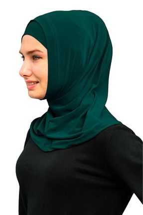 روسری سبز 100 x 100 Mercan Hijab - کد 798158640