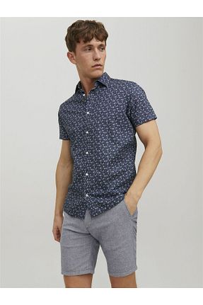 پیراهن آبی مردانه رگولار Jack & Jones Premium - کد 797804383