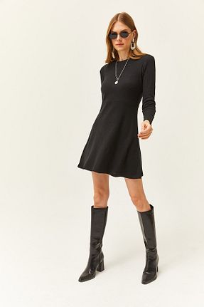 لباس مشکی زنانه بافتنی Olalook - کد 798139888