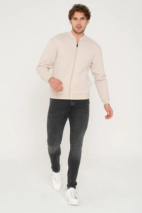 شلوار جین مشکی مردانه پاچه تنگ Jack & Jones - کد 794809407