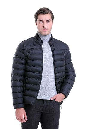 کاپشن مشکی مردانه اسلیم فیت Geppetto - کد 797312324