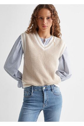 شلوار جین آبی زنانه جاگر MANGO Teen - کد 739933615