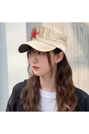 کلاه بژ زنانه پنبه ای Mood Agenda - کد 797585339
