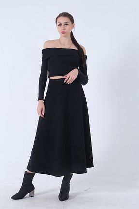 دامن حجاب مشکی زنانه کلوش Feminist - کد 797669629