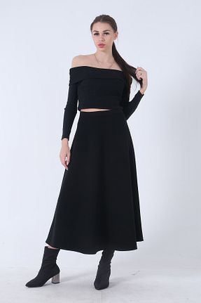 دامن حجاب مشکی زنانه کلوش Feminist - کد 797669629