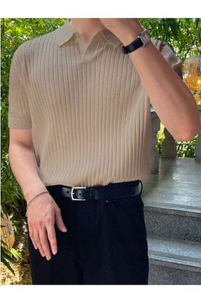 تیشرت قهوه ای مردانه گشاد COOL TARZ - کد 797831852