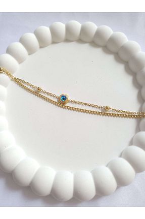 دستبند استیل (فولاد) طلائی زنانه استیل ضد زنگ Sylva Collection - کد 797970410