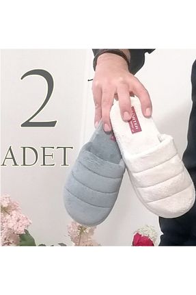 دمپائی خانگی طوسی زنانه پارچه ای gürter - کد 798065829