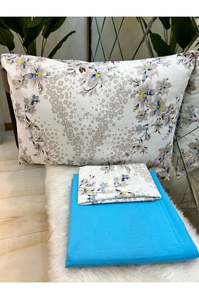 ست ملحفه تکنفره فیروزه ای پنبه ای Özcan Ev Tekstil - کد 644251514