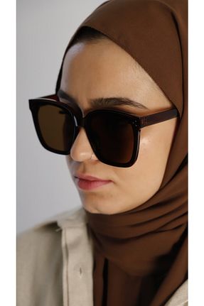 عینک آفتابی قهوه ای زنانه UV400 Kardelen Busra - کد 107262210
