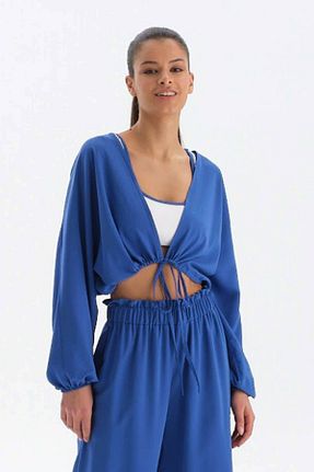 تیشرت سرمه ای زنانه Relaxed Dagi - کد 688551125