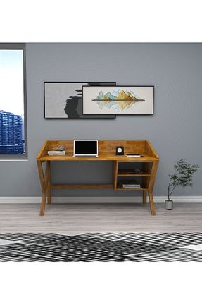 میز تحریر قهوه ای 72 سانتی متر WOODFACE - کد 176801860