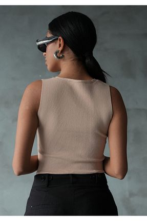 بلوز بژ زنانه ساده Dresscholic - کد 798222776