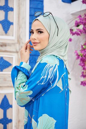 شال سبز زنانه ویسکون Naciye Sultan - کد 316985950
