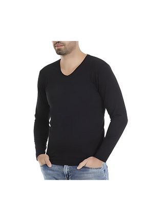 بادی مشکی مردانه یقه هفت araç yıldız - کد 637528690