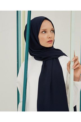 شال سرمه ای زنانه Medine İpeği ŞURA ŞAL - کد 65645293